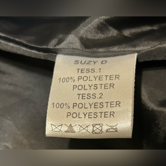 SUZY D London Women's Navy 100% Polyester Jacket with Pockets Made In Italy - Picture 8 of 15